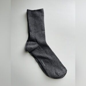 Lemaire Charcoal Gray Women's Casual Sock